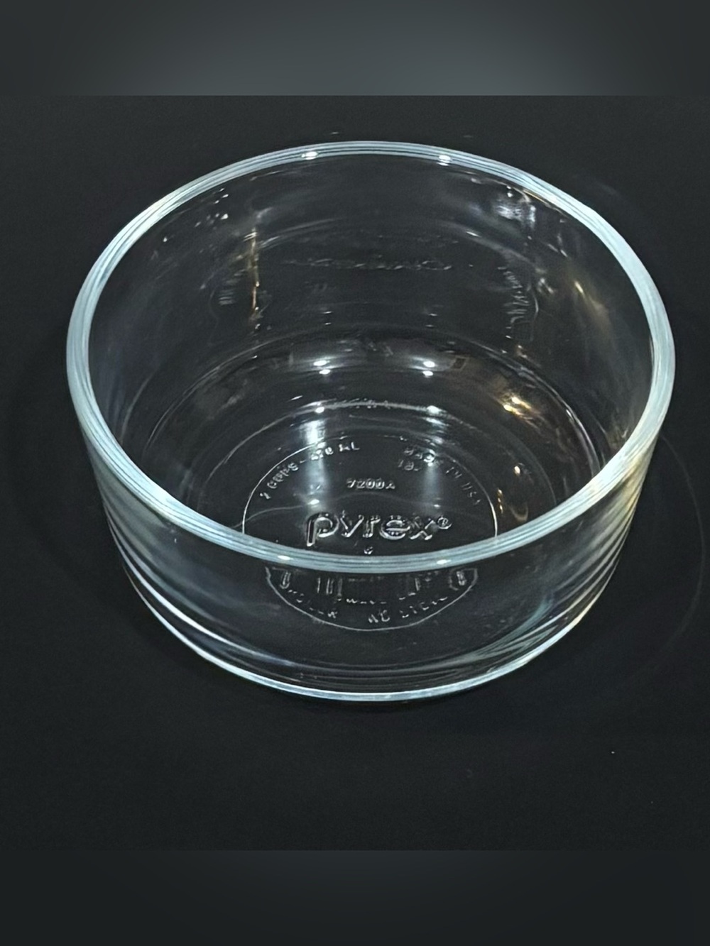 Pyrex Clear Glass Round Dish